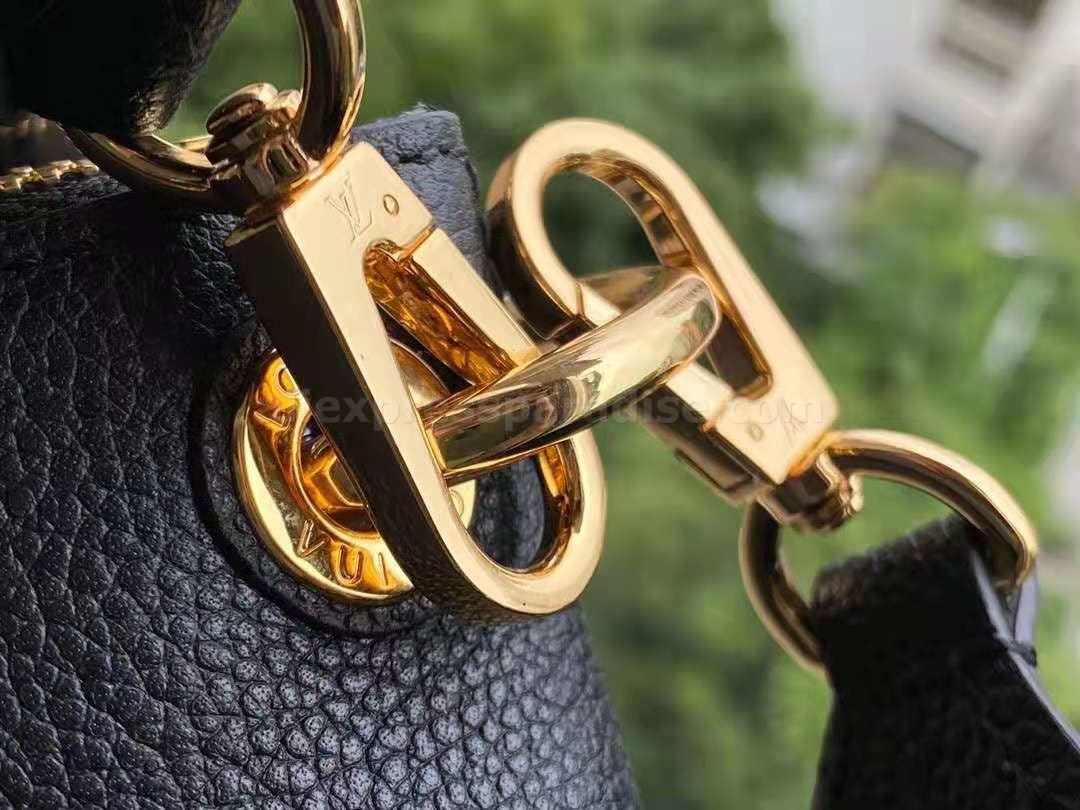Louis Vuitton Black Empreinte Maida Hobo